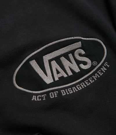 Vans x SlamJam AOD T Zipped Hoodie - Washed Black