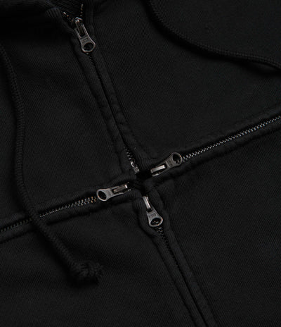 Vans x SlamJam AOD T Zipped Hoodie - Washed Black