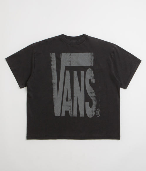 Vans x SlamJam AOD Brushed Logo T-Shirt - Washed Black