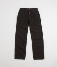 Vetra 503L Wide Leg Workwear Trousers in Black