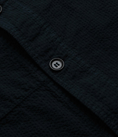 Vetra No.5 Seersucker Workwear Jacket in Navy