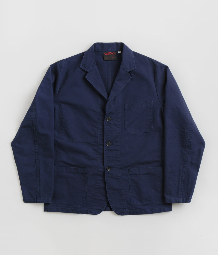 Vetra Organic Workwear Blazer in Navy