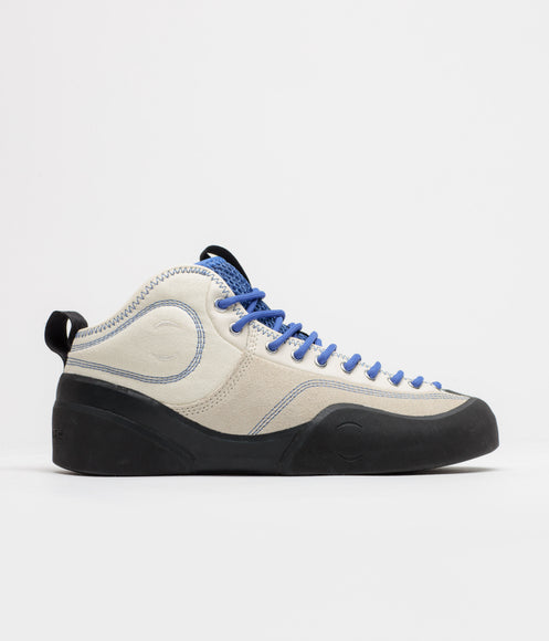 Village PM 1.00 PM Mid Shoes - Cream / Blue / Natural Black