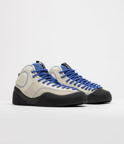 Village PM 1.00 PM Mid Shoes - Cream / Blue / Natural Black