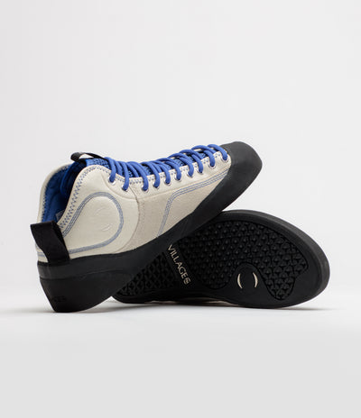 Village PM 1.00 PM Mid Shoes - Cream / Blue / Natural Black