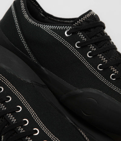 Village PM 1.30 PM Canvas Shoes in Black and Natural Black