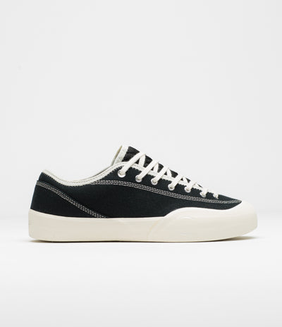 Village PM 1.30 PM Canvas Shoes in Black and Whisper White