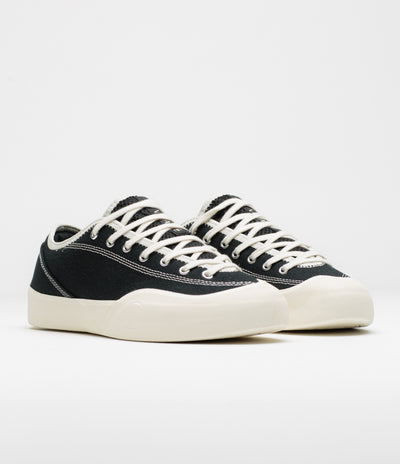 Village PM 1.30 PM Canvas Shoes in Black and Whisper White