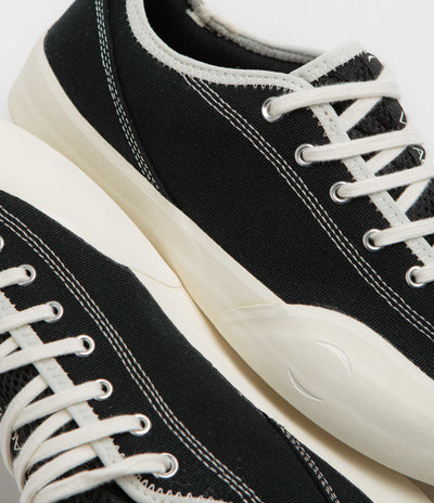 Village PM 1.30 PM Canvas Shoes in Black and Whisper White