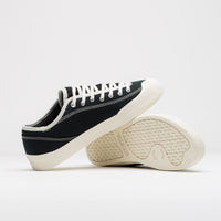 Village PM 1.30 PM Canvas Shoes in Black and Whisper White thumbnail