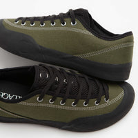 Village PM 1.30 PM Canvas Shoes - Olive / Natural Black thumbnail