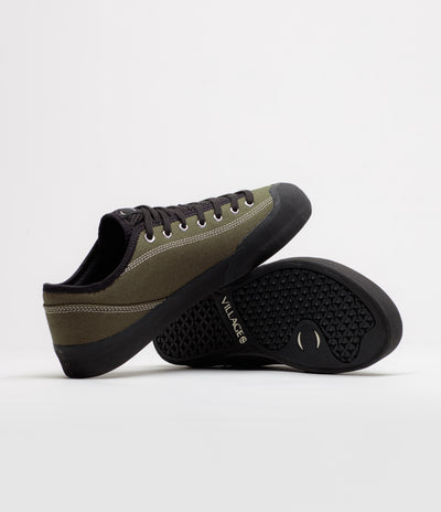 Village PM 1.30 PM Canvas Shoes - Olive / Natural Black