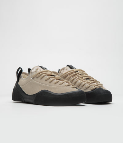 Village PM 1.00 PM Shoes in Cream Beige and Natural Black