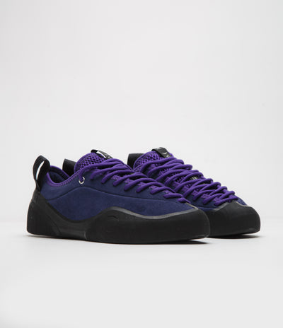 Village PM 1.00 PM Shoes in Navy and Purple and Natural Black