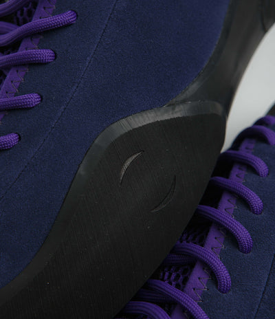 Village PM 1.00 PM Shoes in Navy and Purple and Natural Black