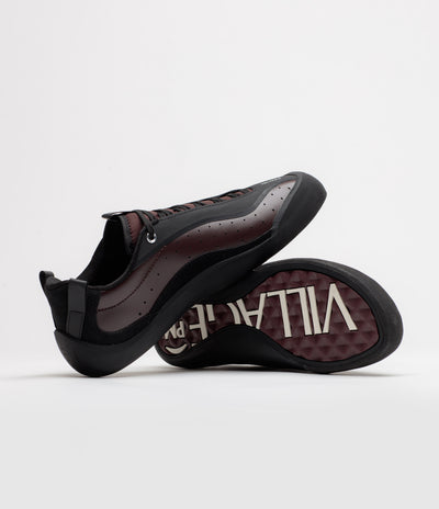 Village PM 2.00 PM Shoes - Maroon / Natural Black