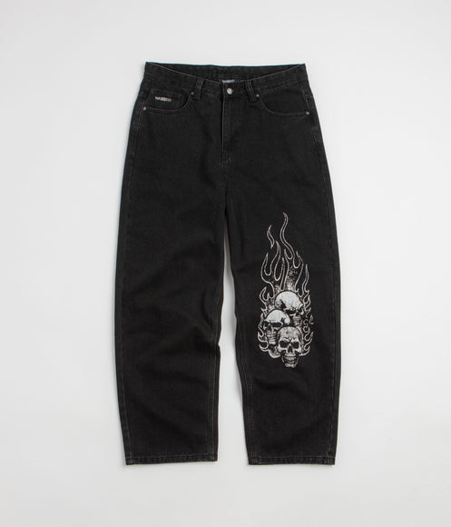 Wasted Paris Road Casper Denim Pants - Faded Black