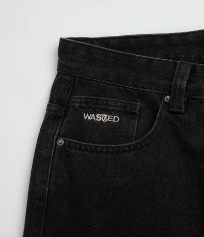 Wasted Paris Road Casper Denim Pants - Faded Black