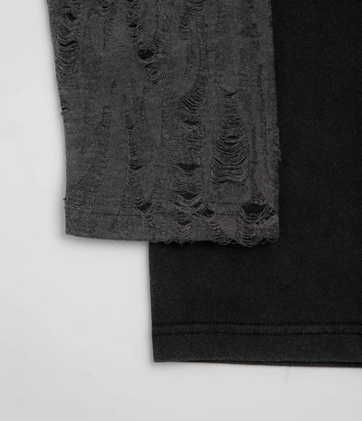 Wasted Paris Skive T-Shirt - Black / Charcoal