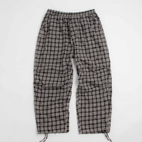 Wasted Paris Tartan Distressed Overpants - Black / White Tartan thumbnail