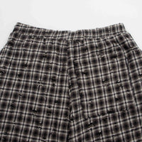 Wasted Paris Tartan Distressed Overpants - Black / White Tartan thumbnail