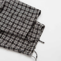 Wasted Paris Tartan Distressed Overpants - Black / White Tartan thumbnail