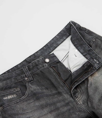 Wasted Paris Trompe L'Oeil Casper Denim Pants - Faded Black