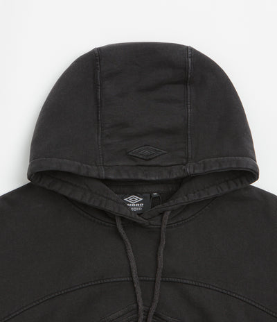 Wasted Paris x Umbro Boxy Hoodie - Faded Black