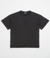 Wasted Paris x Umbro Boxy T-Shirt in Faded Black