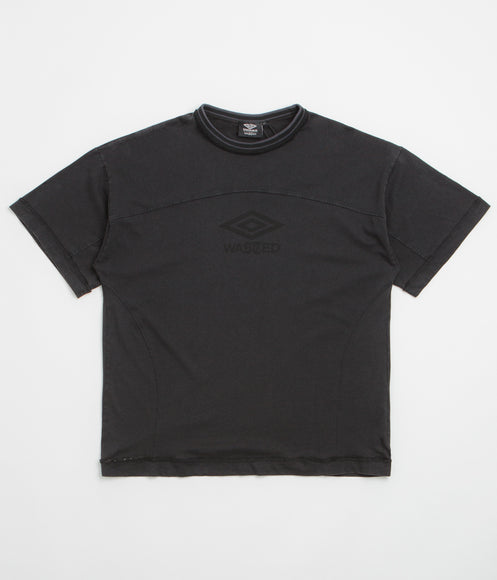Wasted Paris x Umbro Boxy T-Shirt - Faded Black