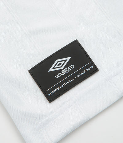 Wasted Paris x Umbro Football Jersey in White and Blue