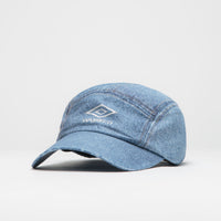 Wasted Paris x Umbro Trompe L'Oeil Track Cap - Washed Blue thumbnail