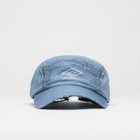 Wasted Paris x Umbro Trompe L'Oeil Track Cap - Washed Blue thumbnail
