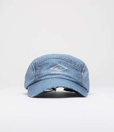 Wasted Paris x Umbro Trompe L'Oeil Track Cap - Washed Blue