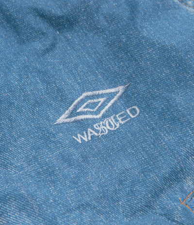 Wasted Paris x Umbro Trompe L'Oeil Windbreaker Jacket - Washed Blue
