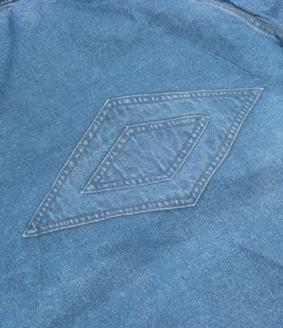 Wasted Paris x Umbro Trompe L'Oeil Windbreaker Jacket - Washed Blue