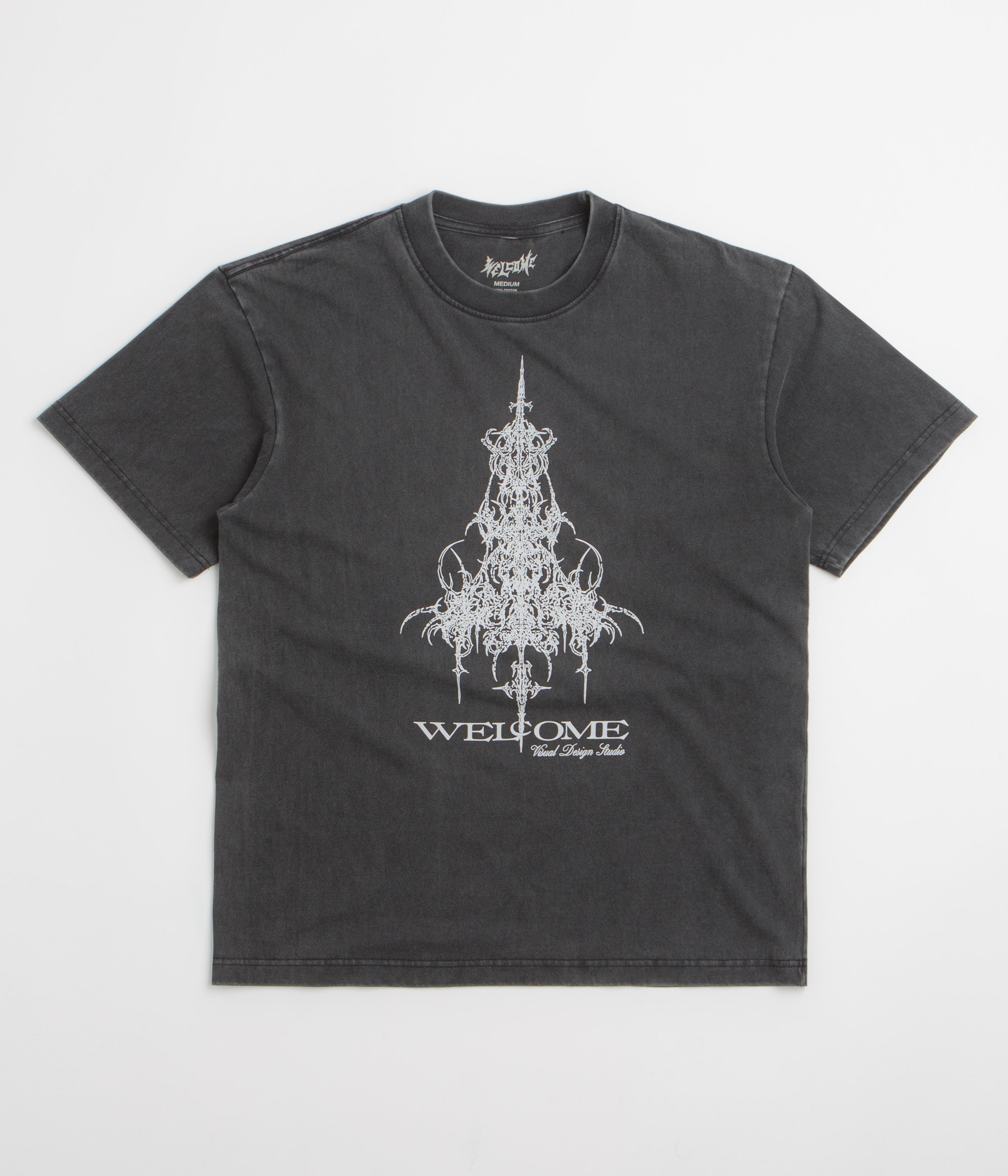 Welcome Chandelier T-Shirt in Vintage Black