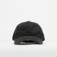 Welcome Distressed Vamp Cap - Black thumbnail
