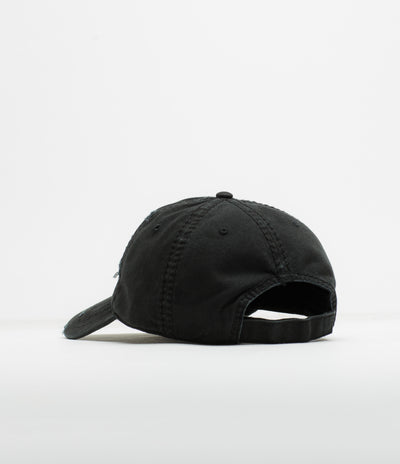 Welcome Distressed Vamp Cap - Black
