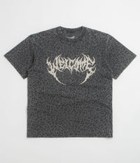 Welcome Fang T-Shirt in Vintage Black and Leopard
