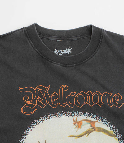 Welcome Friends T-Shirt in Vintage Black