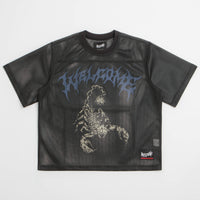 Welcome Mace Mesh Practise Jersey in Black and Blue thumbnail