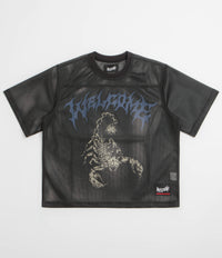 Welcome Mace Mesh Practise Jersey in Black and Blue