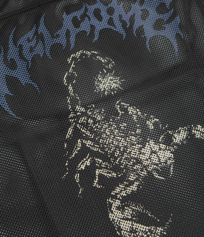 Welcome Mace Mesh Practise Jersey in Black and Blue