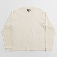 Welcome Shard Layered Knit Long Sleeve T-Shirt in Bone thumbnail