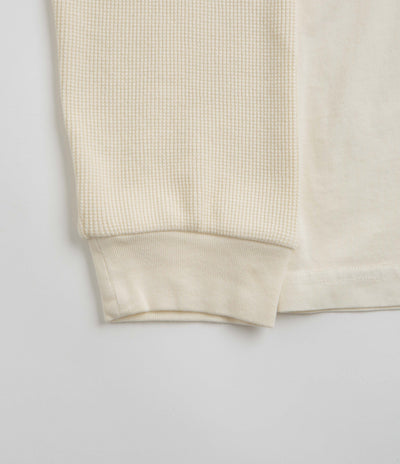 Welcome Shard Layered Knit Long Sleeve T-Shirt in Bone