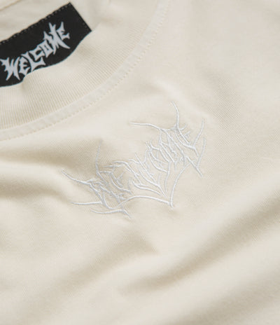 Welcome Shard Layered Knit Long Sleeve T-Shirt in Bone