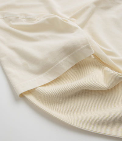 Welcome Shard Layered Knit Long Sleeve T-Shirt in Bone