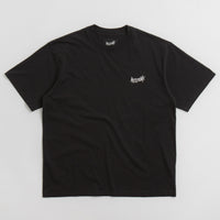 Welcome Vamp Core Garment Dyed Knit T-Shirt in Black thumbnail