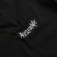 Welcome Vamp Core Garment Dyed Knit T-Shirt in Black thumbnail